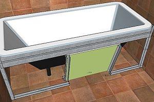 Экран для ванны своими руками Экран для ванны своими руками