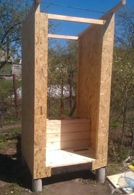 Туалет на даче своими руками. Поэтапное фото Туалет на даче своими руками. Поэтапное фото