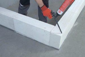 Клей пена для газобетонных блоков Клей пена для газобетонных блоков