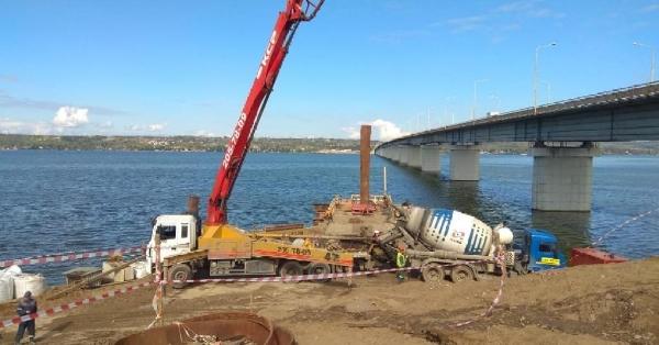 Цемент «AKKERMANN» используют на строительстве моста через реку Чусовая Цемент «AKKERMANN» используют на строительстве моста через реку Чусовая