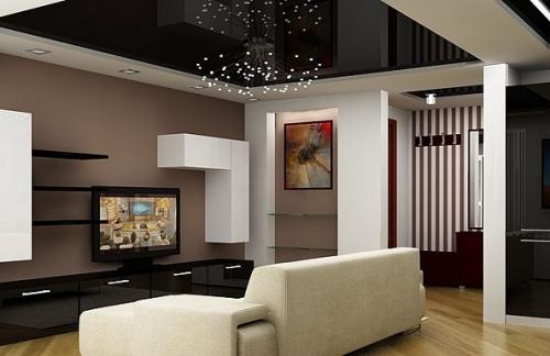 Роль тёмного потолка в дизайне интерьера Роль тёмного потолка в дизайне интерьера