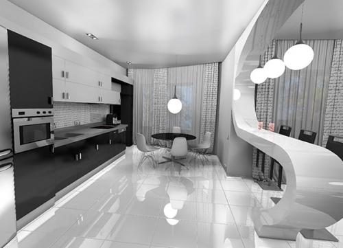 Футуризм в интерьере Футуризм в интерьере