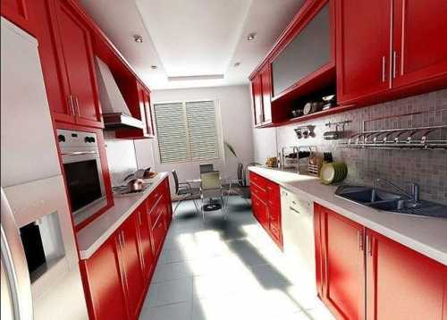 Подбираем мебель для узкой кухни Подбираем мебель для узкой кухни