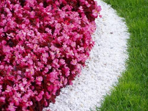 Мраморная крошка в ландшафтном дизайне