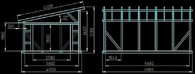Односкатная крыша своими руками: чертеж и пошаговая инструкция монтажа Односкатная крыша своими руками: чертеж и пошаговая инструкция монтажа