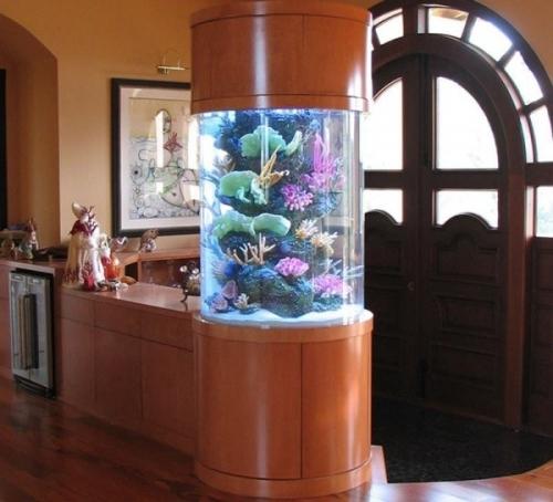 Аквариум в интерьере гостиной Аквариум в интерьере гостиной