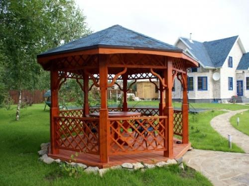 Беседка во дворе Беседка во дворе