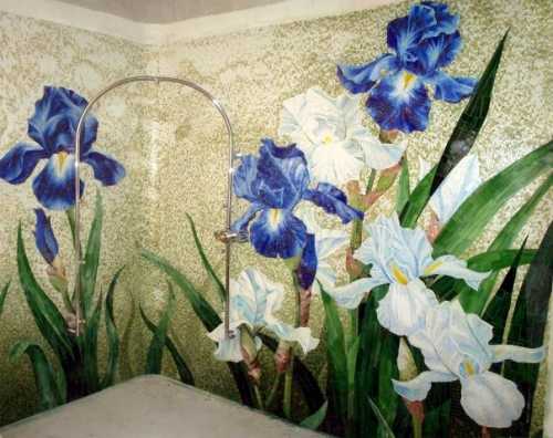 Мозаика в отделке ванной комнаты Мозаика в отделке ванной комнаты