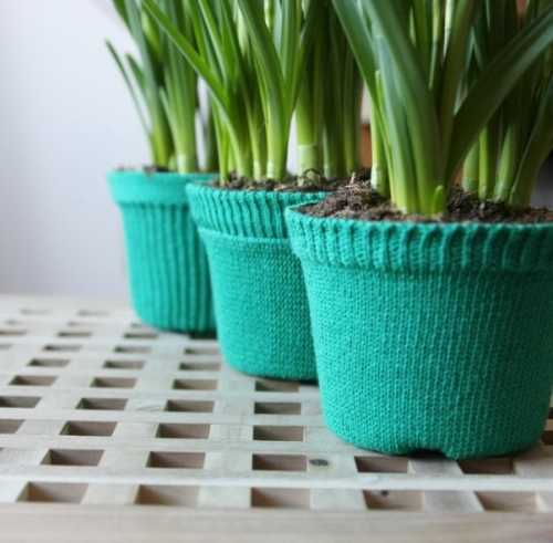 Декор цветочных горшков