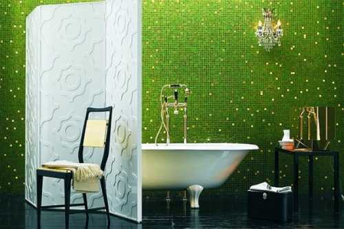 Мозаика в отделке ванной комнаты Мозаика в отделке ванной комнаты