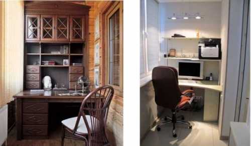 Как сделать кабинет на балконе Как сделать кабинет на балконе