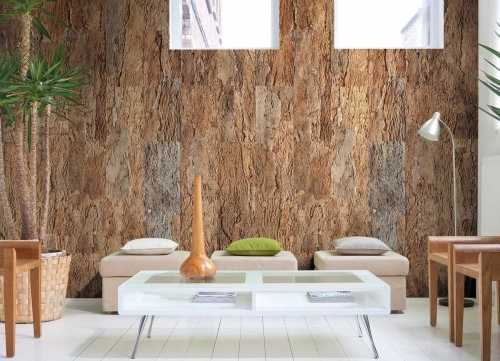 Пробковые обои в эко-стиле Пробковые обои в эко-стиле