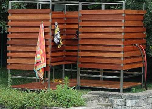 Строим летний душ Строим летний душ