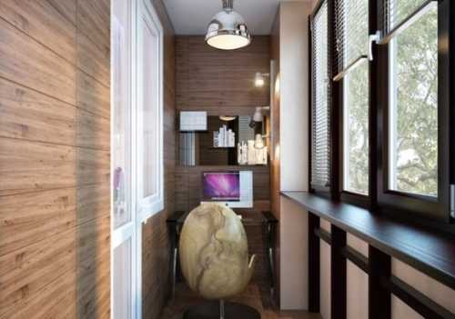 Как сделать кабинет на балконе Как сделать кабинет на балконе