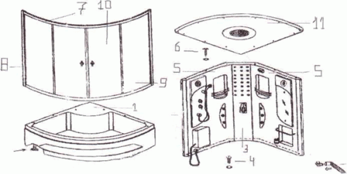 Как установить душевую кабинку Как установить душевую кабинку