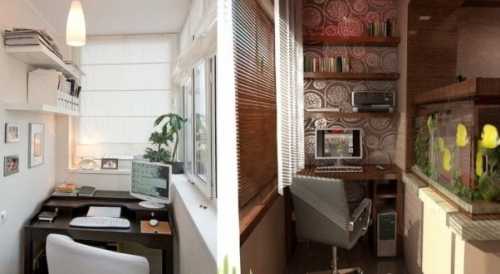 Как сделать кабинет на балконе Как сделать кабинет на балконе