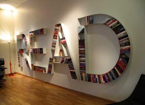 Как красиво разместить книги на полках Как красиво разместить книги на полках