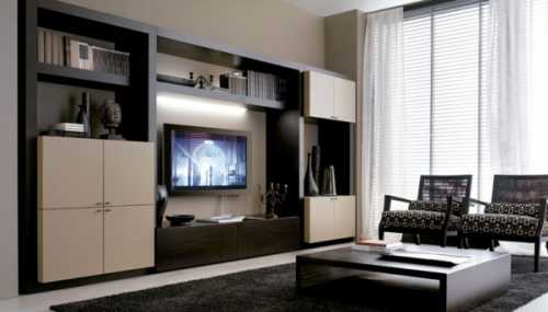 Телевизор на стене в гостиной: идеи декора Телевизор на стене в гостиной: идеи декора