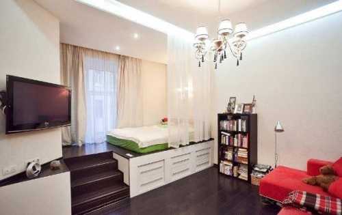 Как выделить спальную зону в однокомнатной квартире Как выделить спальную зону в однокомнатной квартире