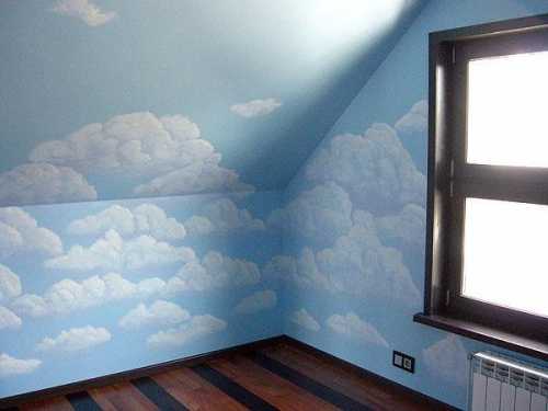 Облака в детской комнате Облака в детской комнате