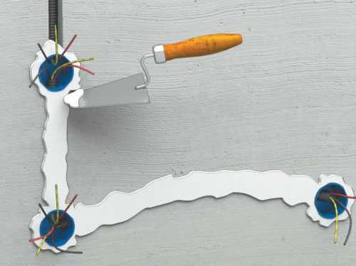 Монтаж скрытой электропроводки Монтаж скрытой электропроводки