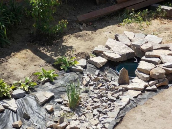 Как сделать сухой ручей на даче Как сделать сухой ручей на даче